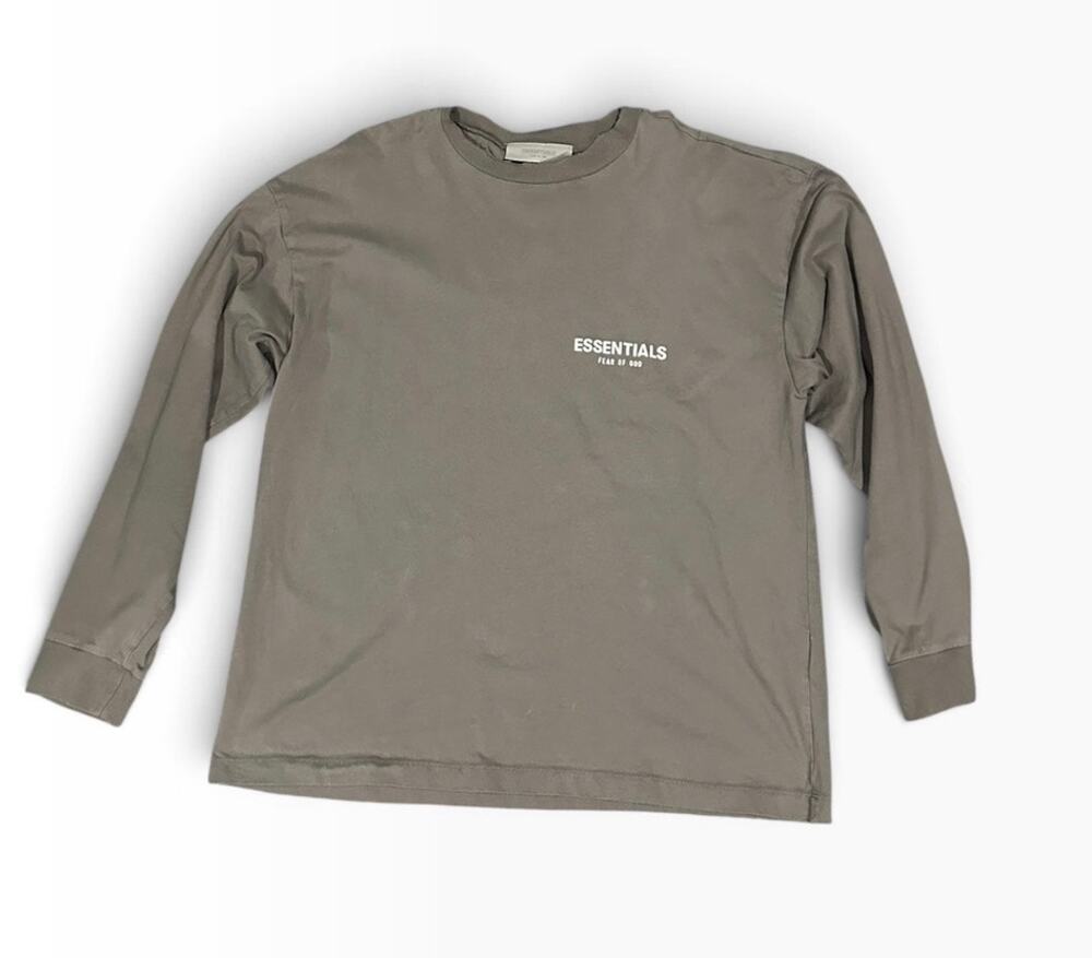 Essentials Fear of God SS26 Classic Long Sleeve Tee Homestead Heather